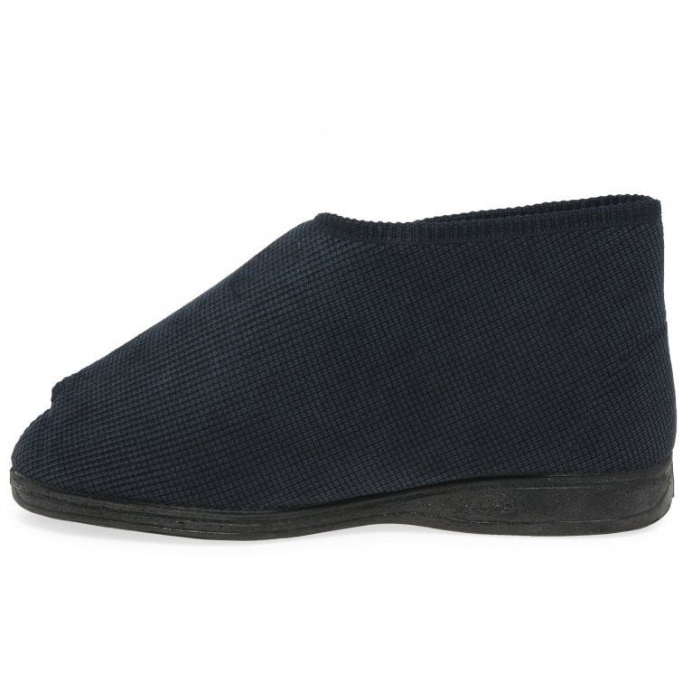 Charles Clinkard Goodyear Drake Mens Riptape Full Slippers