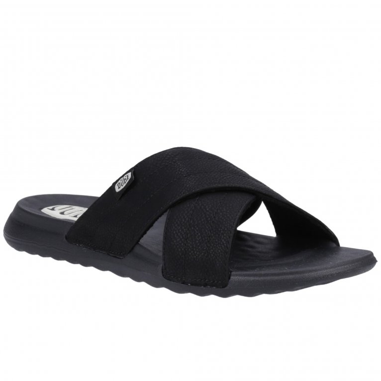 charles clinkard Hey Dude Christi Slide Distressed Womens Sandals
