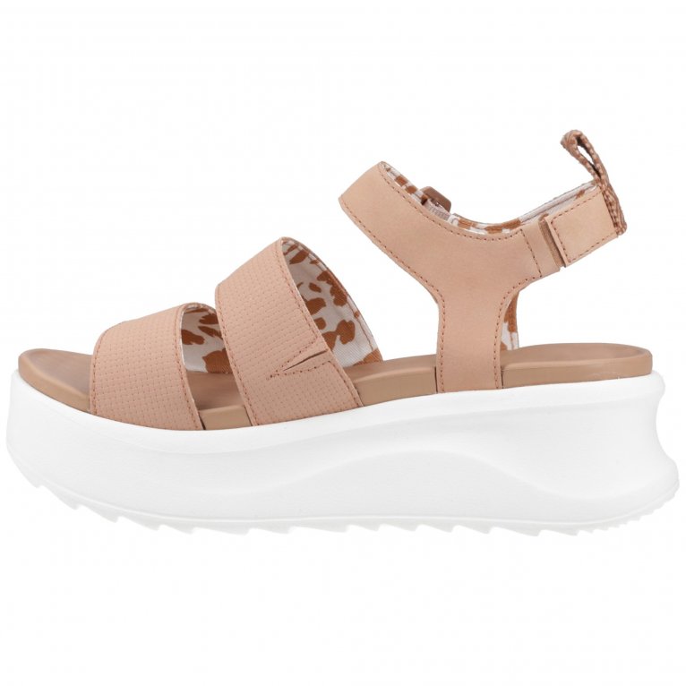 Charles Clinkard Hey Dude Delray Buckle Classic Womens Platform Sandals