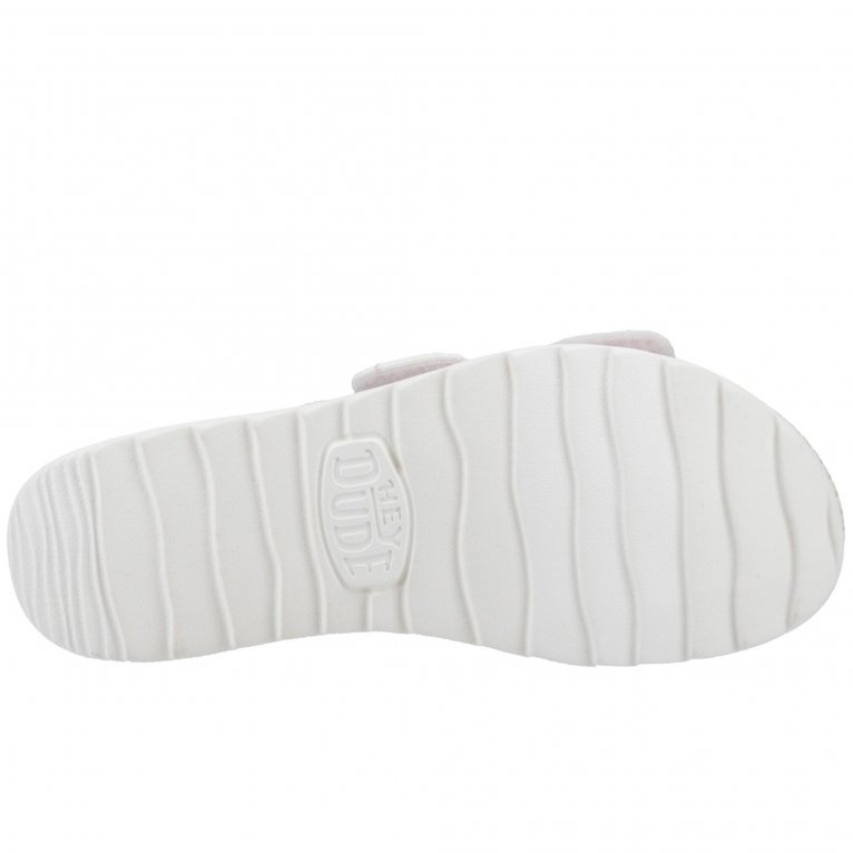 Charles Clinkard Hey Dude Delray Slide Eyelet Somens Platform Sandals