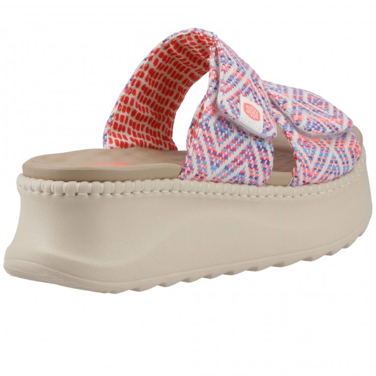 Charles Clinkard Hey Dude Delray Slide Surf Baja Womens Platform Sandals