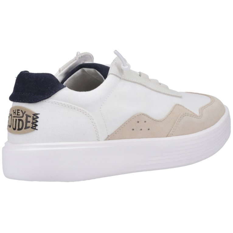 Charles Clinkard Hey Dude Hudson Mens Canvas Trainers