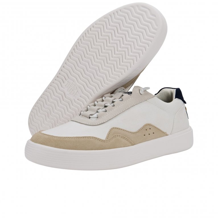 Charles Clinkard Hey Dude Hudson Mens Canvas Trainers