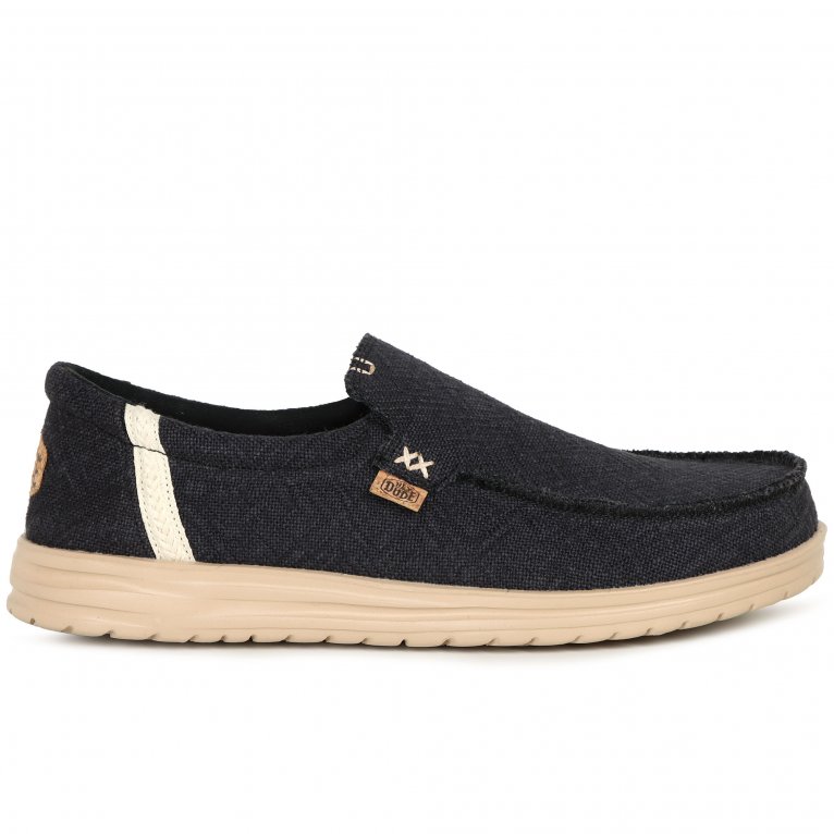 Charles Clinkard Hey Dude Mikka Jute Mens Canvas Shoes
