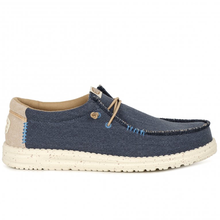 Charles Clinkard Hey Dude Wally Coastline Jute Mens Canvas Shoes