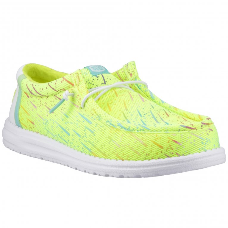 charles clinkard Hey Dude Wally Party Mesh Mens Shoes