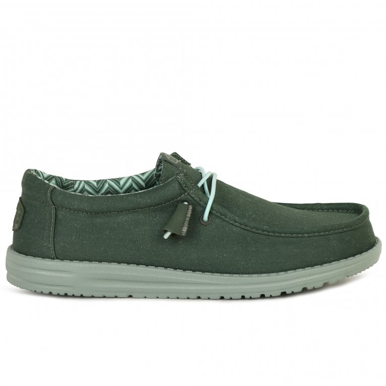 Charles Clinkard Hey Dude Wally Stretch Mens Canvas Shoes