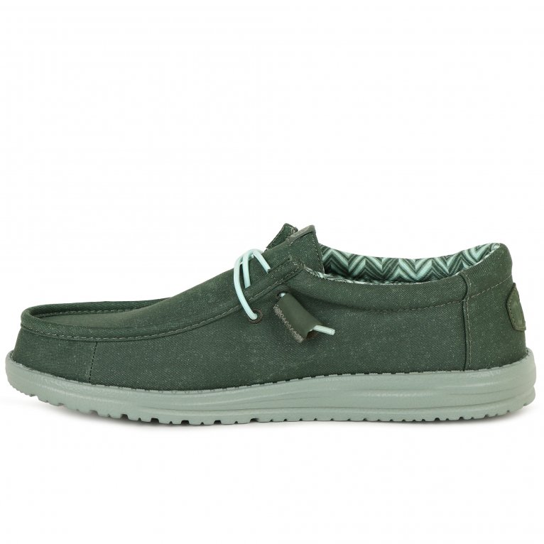 Charles Clinkard Hey Dude Wally Stretch Mens Canvas Shoes