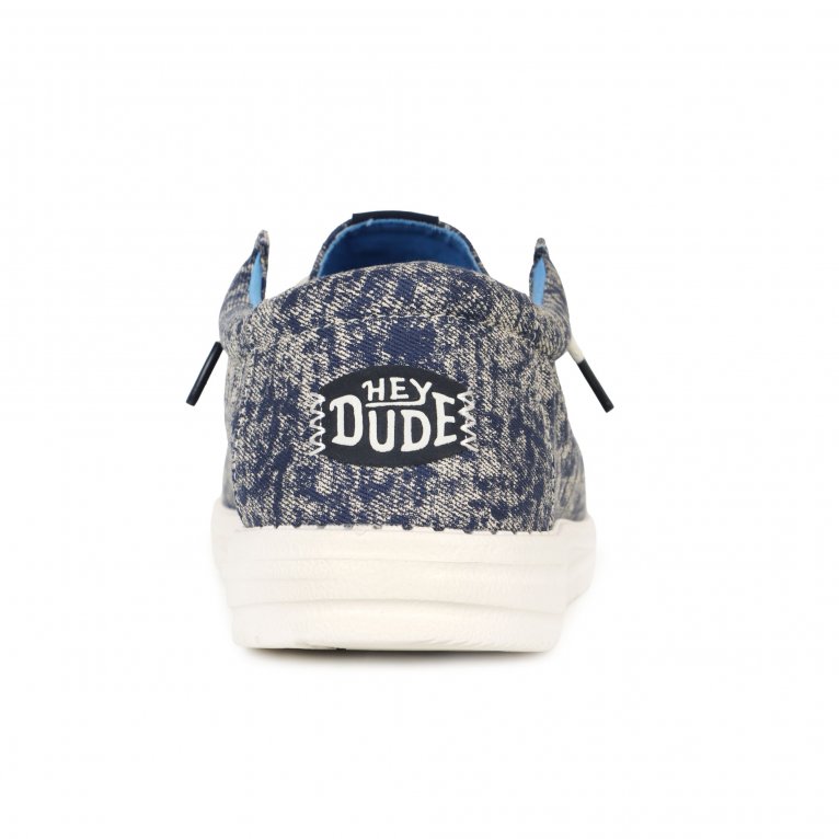 Charles Clinkard Hey Dude Wally Surf Wash Mens Canvas Shoes