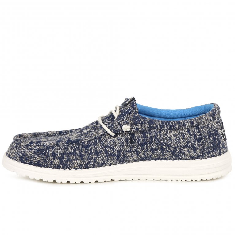 Charles Clinkard Hey Dude Wally Surf Wash Mens Canvas Shoes