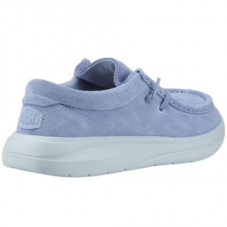 Charles Clinkard Hey Dude Wendy Comf Suede Womens Shoes