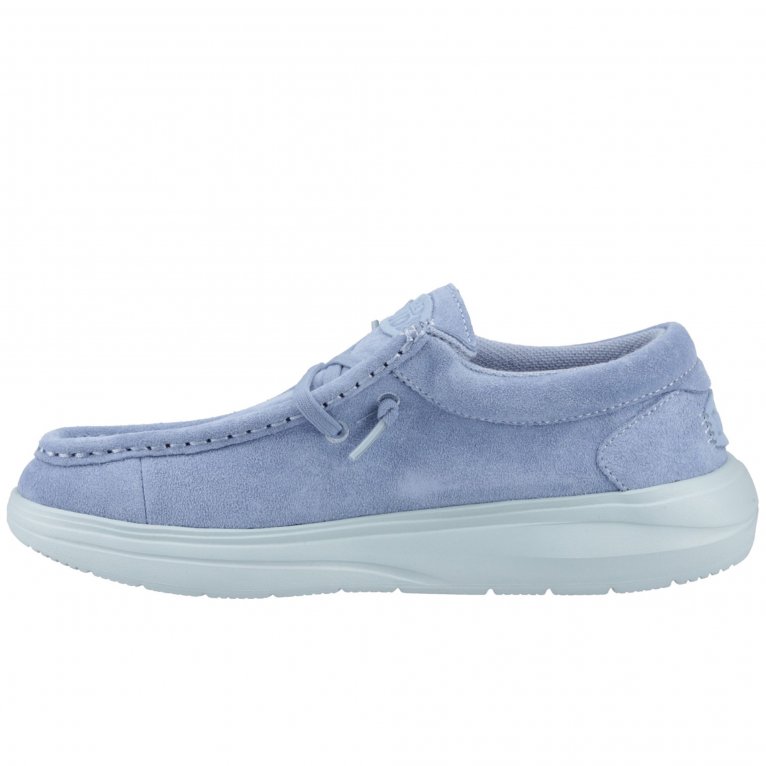Charles Clinkard Hey Dude Wendy Comf Suede Womens Shoes