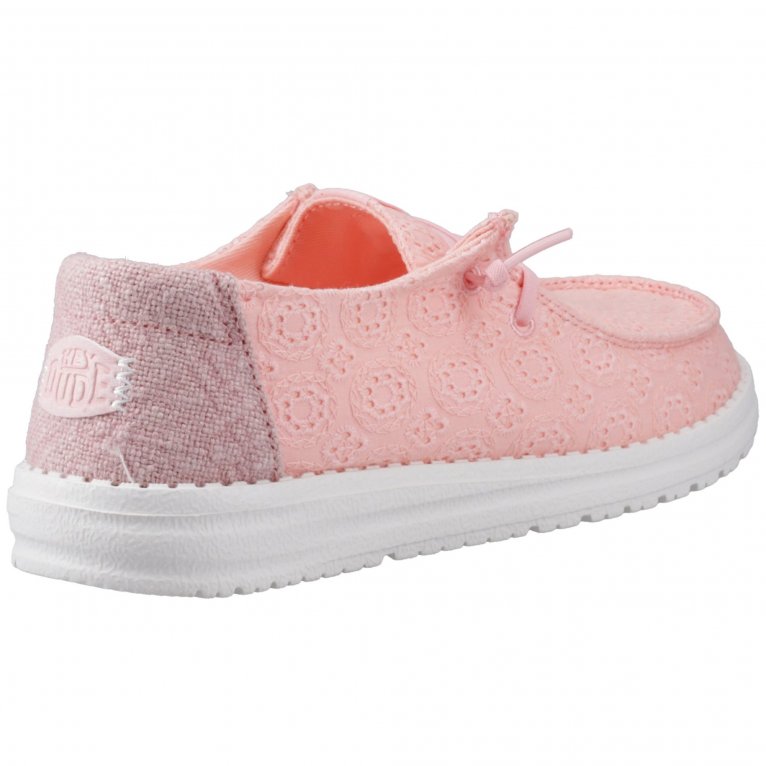 Charles Clinkard Hey Dude Wendy Eyelet Lace Womens Shoes
