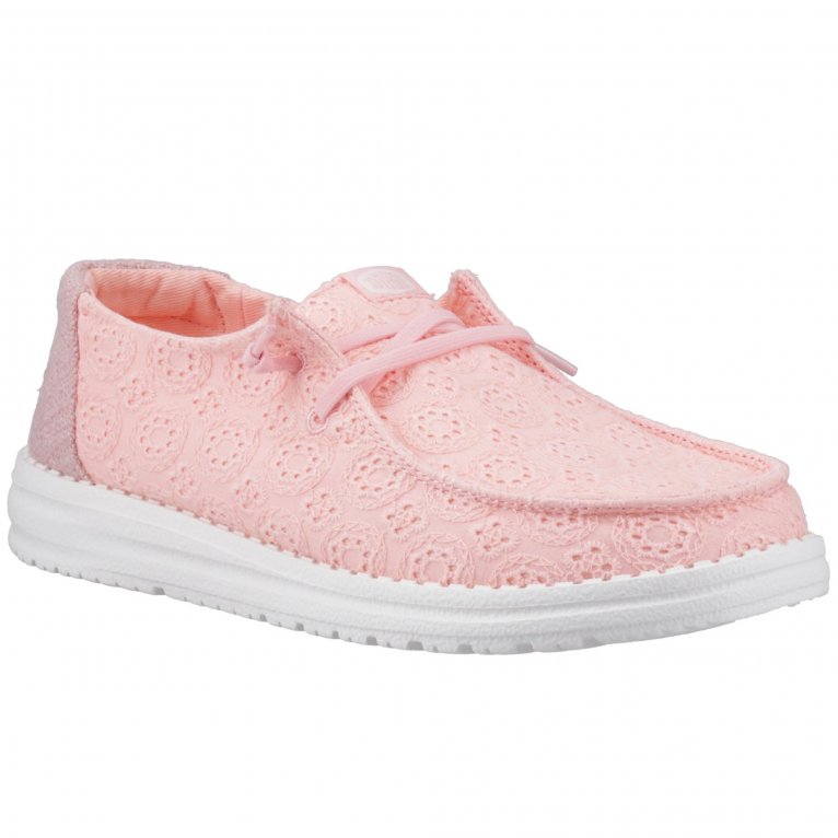 charles clinkard Hey Dude Wendy Eyelet Lace Womens Shoes