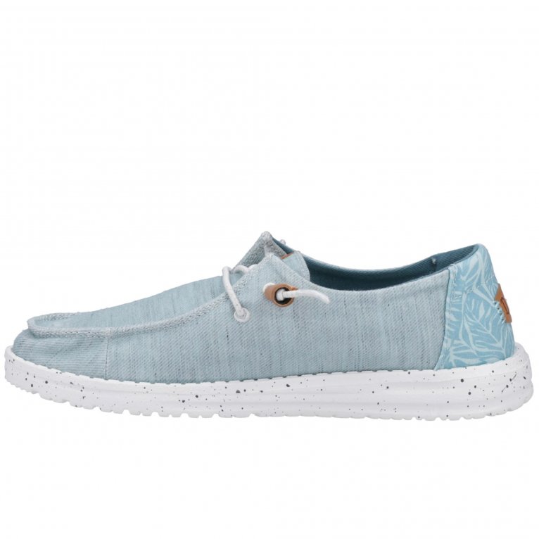 Charles Clinkard Hey Dude Wendy Heathered Slub Tropical Womens Shoes