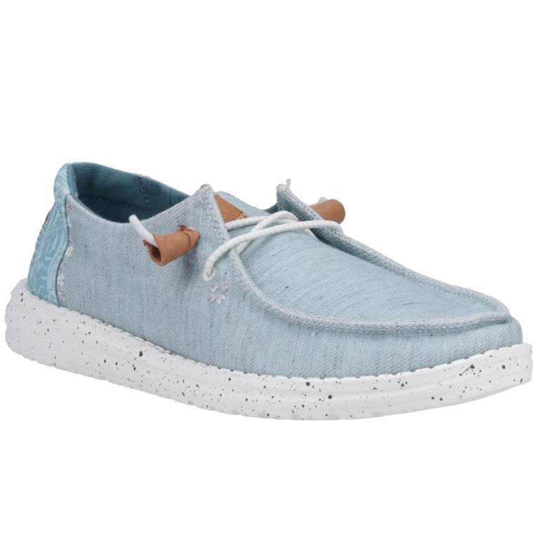charles clinkard Hey Dude Wendy Heathered Slub Tropical Womens Shoes