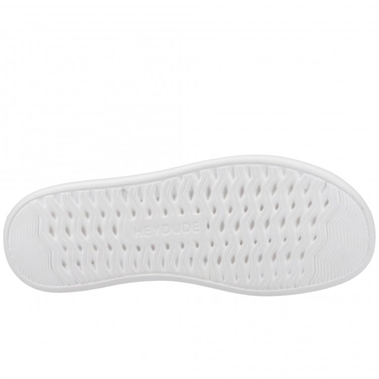 Charles Clinkard Hey Dude Wendy Rise Perf Canvas Womens Shoes