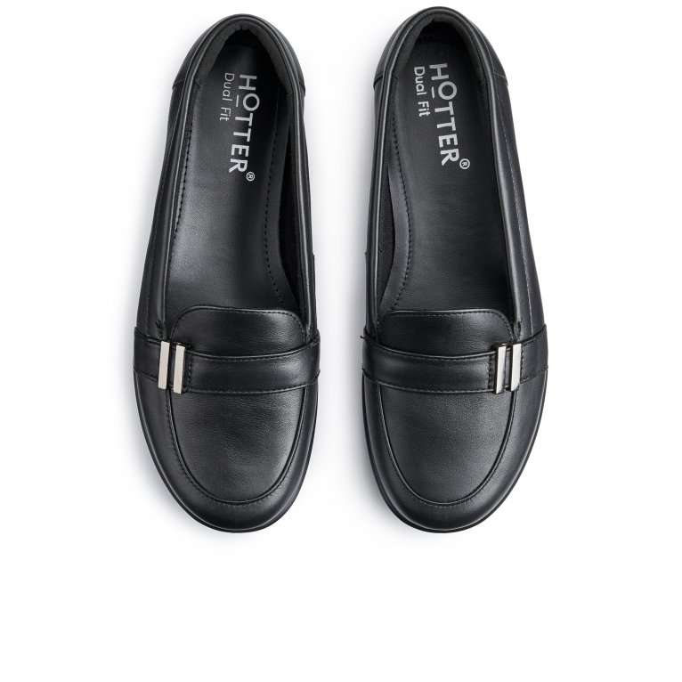 Charles Clinkard Hotter Clay Womens Wide Fit Loafers