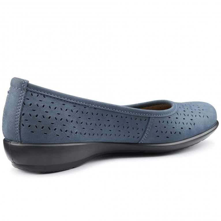 Charles Clinkard Hotter Livvy II Womens Extra Wide Ballet Pumps