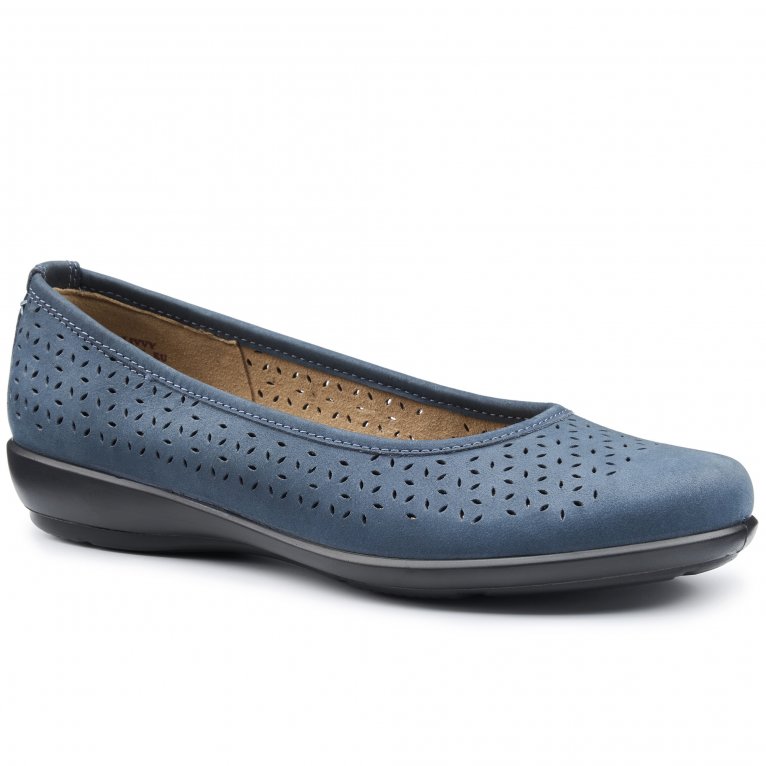 charles clinkard Hotter Livvy II Womens Extra Wide Ballet Pumps