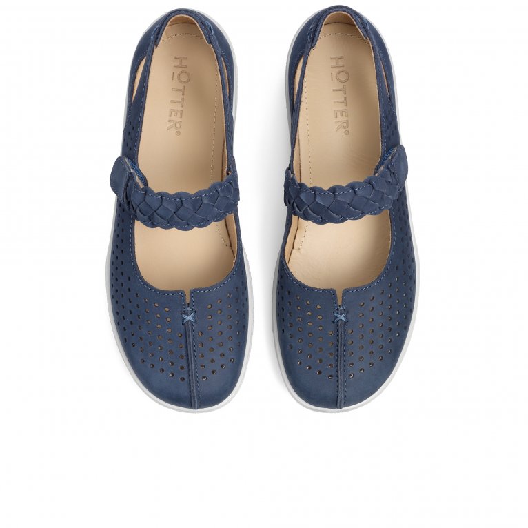 Charles Clinkard Hotter Quake II Womens Extra Wide Mary Jane Shoes