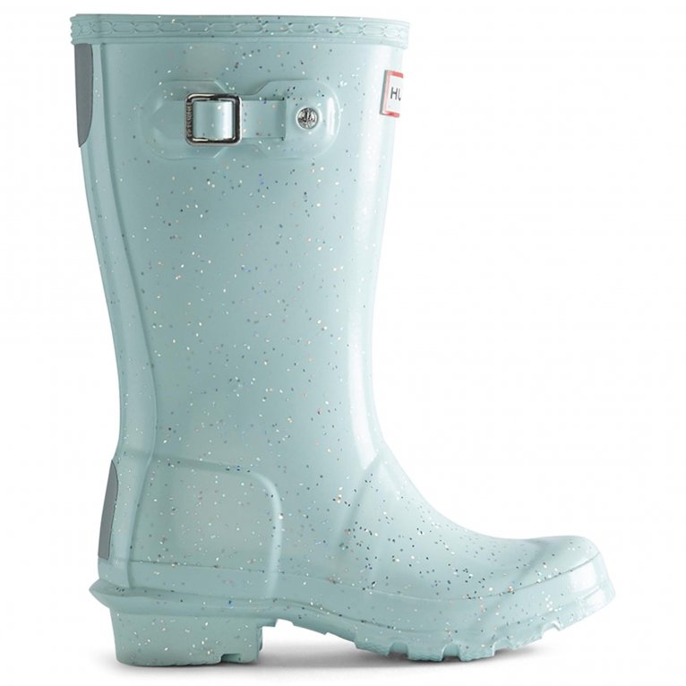 charles clinkard Hunter Big Kids Giant Glitter Girls Wellingtons