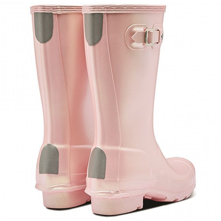 Charles Clinkard Hunter Original Pearlised Childrens Wellingtons