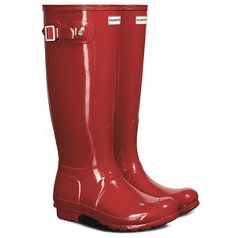 Charles Clinkard Hunter Original Tall Gloss Womens Wellingtons