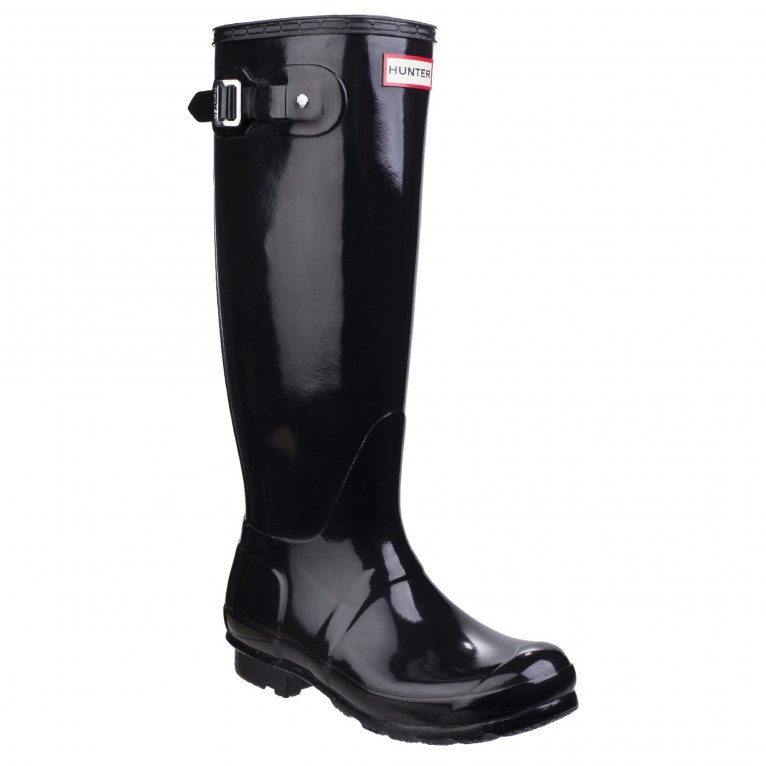 charles clinkard Hunter Original Tall Gloss Womens Wellingtons