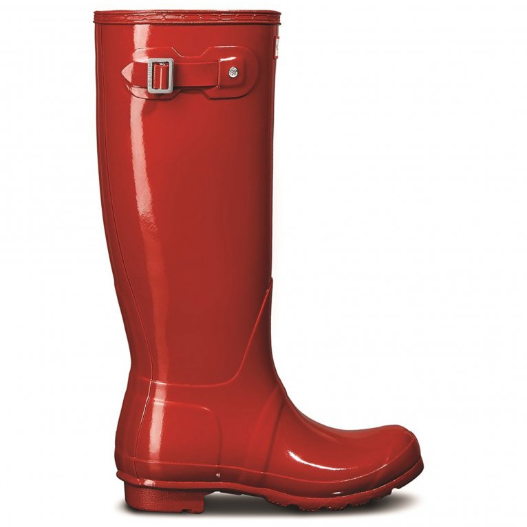 charles clinkard Hunter Original Tall Gloss Womens Wellingtons