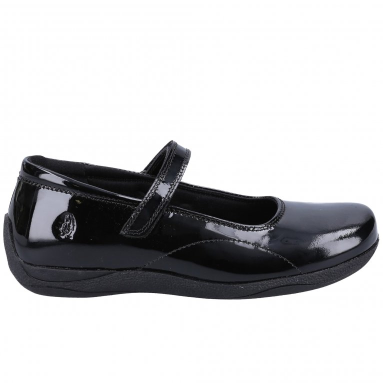 Charles Clinkard Hush Puppies Aria Patent Girls Mary Jane School Shoes