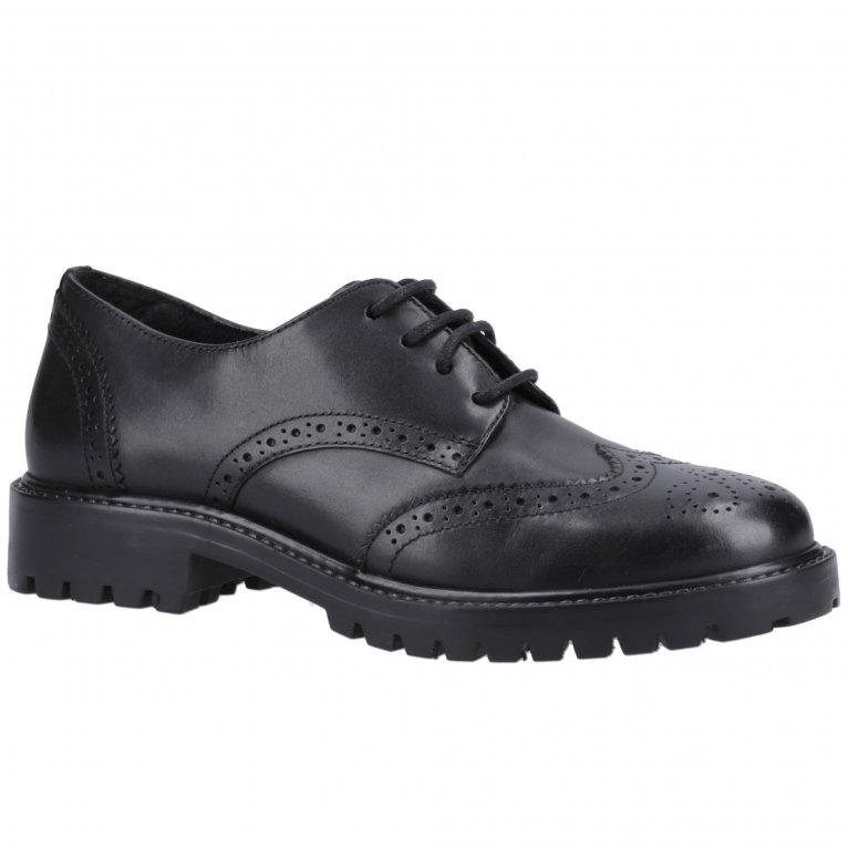 charles clinkard Hush Puppies Athena Junior Girls School Shoes