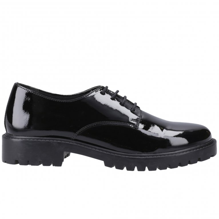 charles clinkard Hush Puppies Aubrey Junior Girls School Shoes