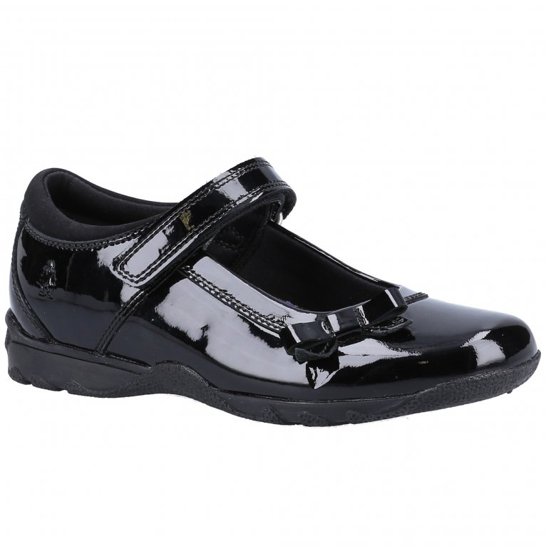 charles clinkard Hush Puppies Carrie Junior Girls School Shoes