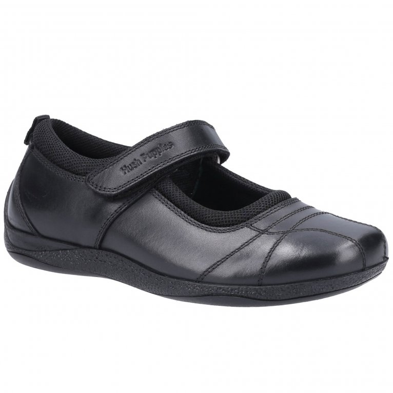 charles clinkard Hush Puppies Clara Senior Girls School Shoes
