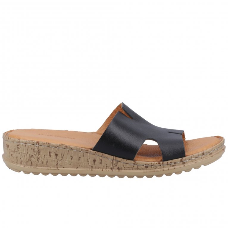 Charles Clinkard Hush Puppies Eloise Womens Low Wedge Sandals