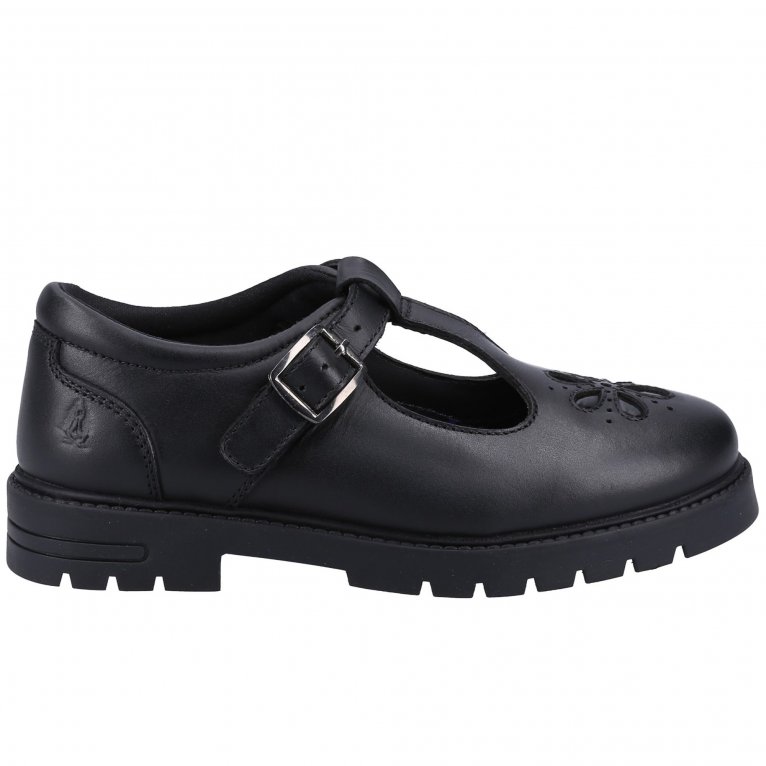 Charles Clinkard Hush Puppies Fiona Girls T-Bar School Shoes