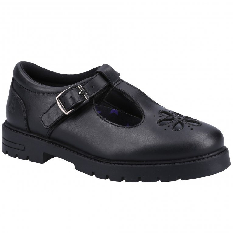 charles clinkard Hush Puppies Fiona Girls T-Bar School Shoes