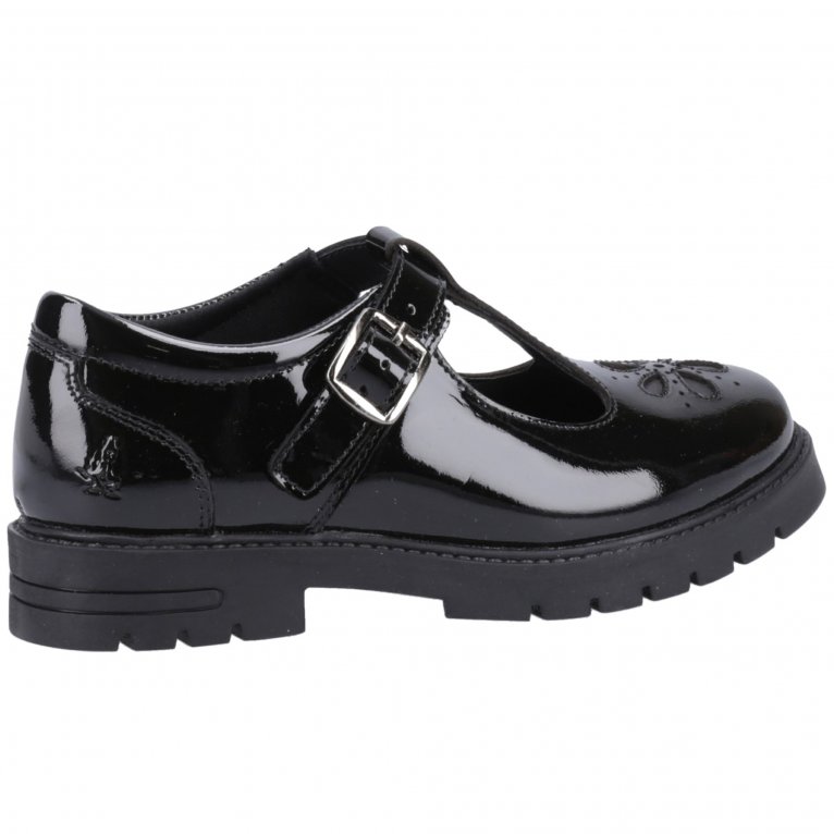 Charles Clinkard Hush Puppies Fiona Patent Senior Girls School Shoes
