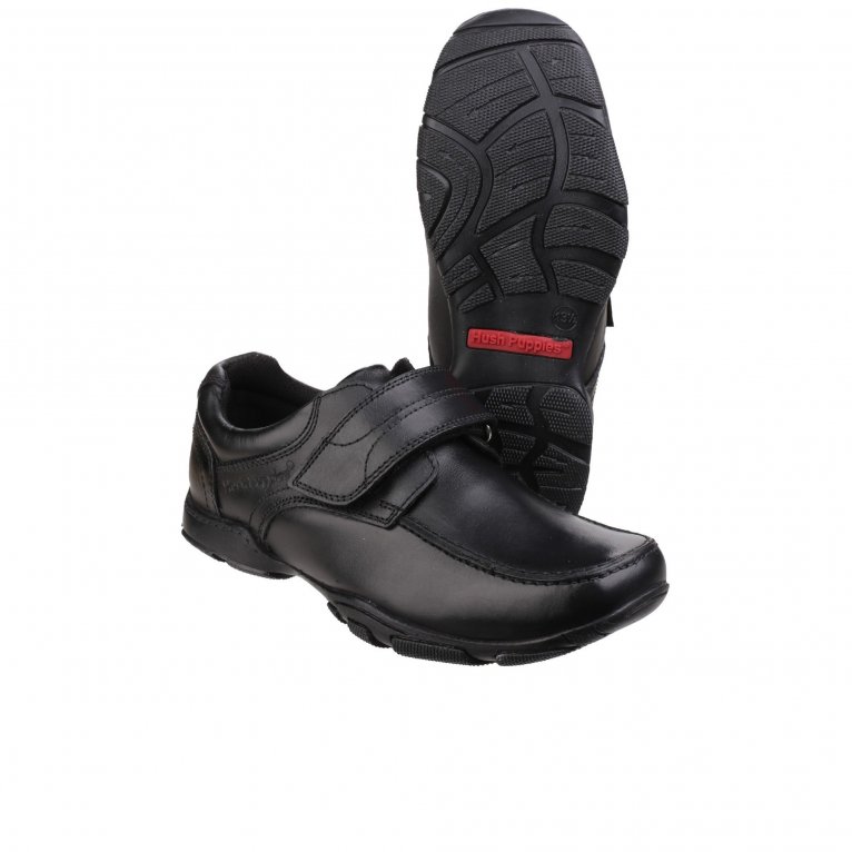 Charles Clinkard Hush Puppies Freddy 2 Junior Boys School Shoes