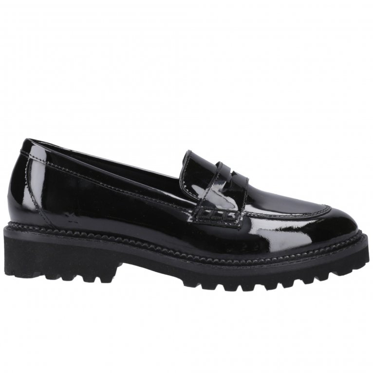 charles clinkard Hush Puppies Grazia Junior Girls School Shoes