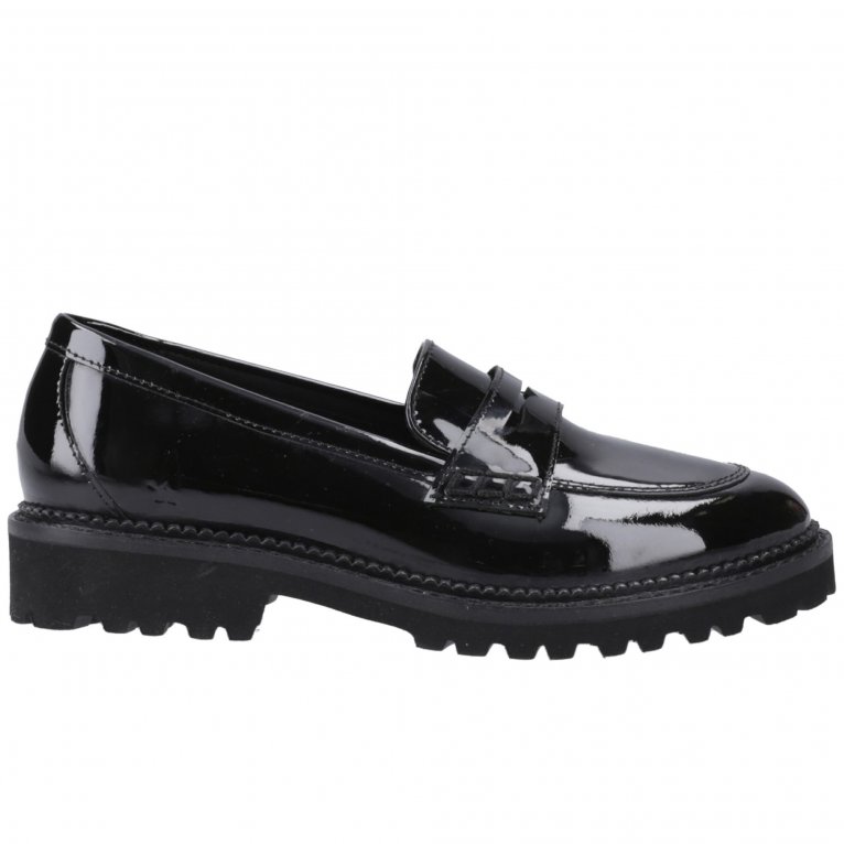 charles clinkard Hush Puppies Grazia Senior Girls School Shoes