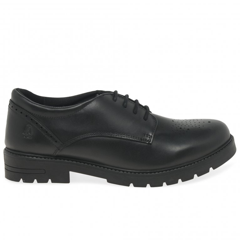 Charles Clinkard Hush Puppies Jayne Lace Girls Senior School Shoes