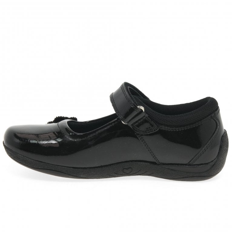 Charles Clinkard Hush Puppies Jessica Girls Junior School Shoes