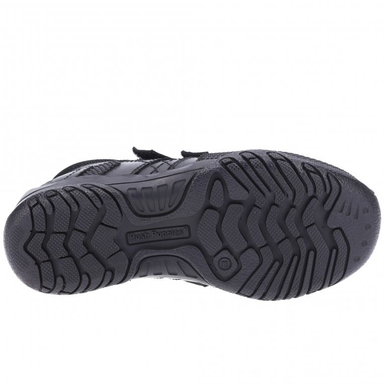 Charles Clinkard Hush Puppies Jezza Junior Boys School Boots