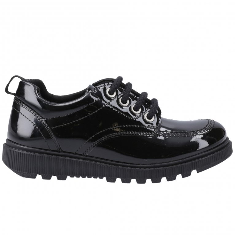 charles clinkard Hush Puppies Keeley Junior Girls School Shoes