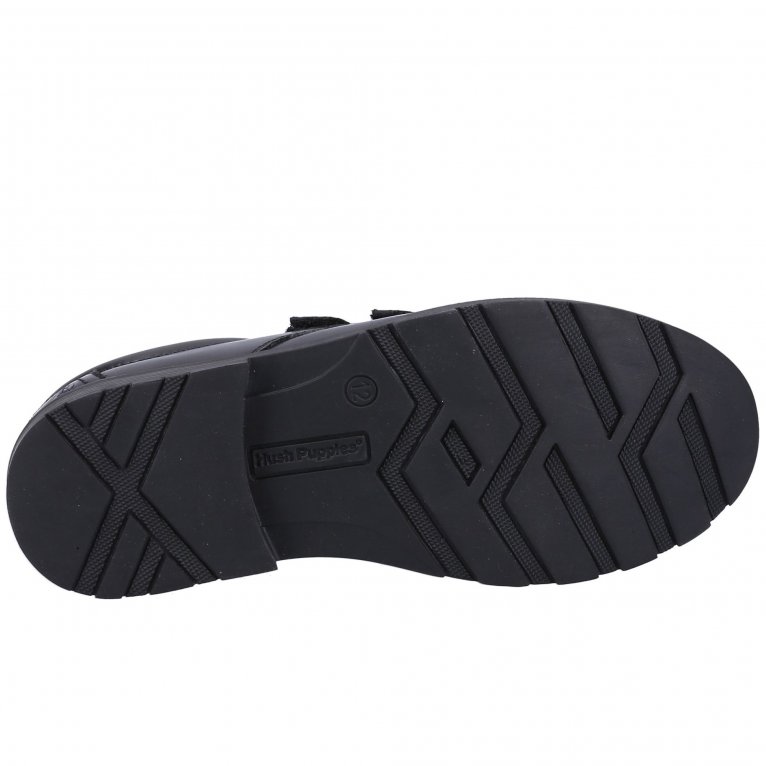 Charles Clinkard Hush Puppies Logan Senior Boys School Shoes