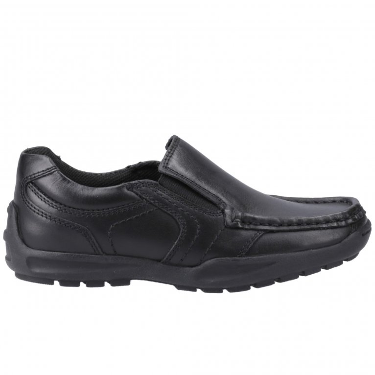 charles clinkard Hush Puppies Morgan Junior Boys School Shoes