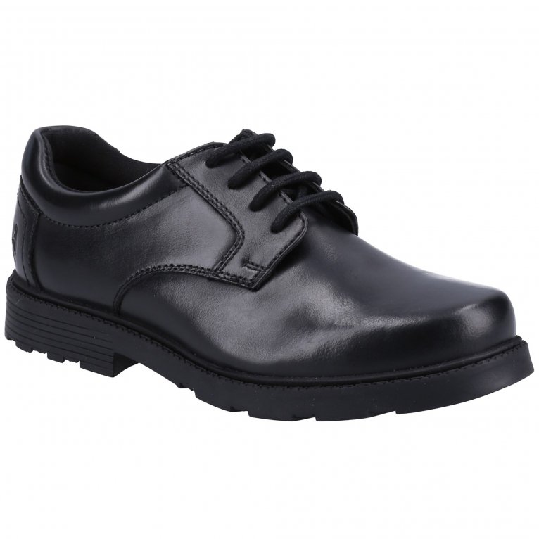 charles clinkard Hush Puppies Oliver Senior Boys School Shoes