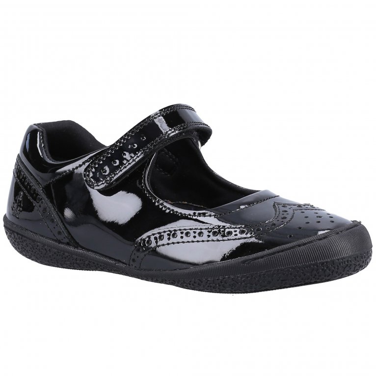 charles clinkard Hush Puppies Rina Junior Patent Girls School Shoes